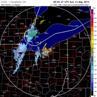 base velocity image from Cleveland, OH