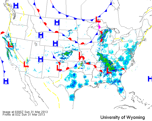 national composite nexrad from around midnight on 3/30/13