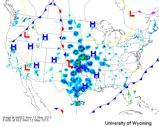 national composite nexrad national composite nexrad from around 11:00pm on 5/12/13