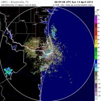 base reflectivity image from Brownsville