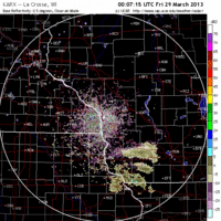 base reflectivity image from la crosse, wi