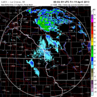 base reflectivity image from la crosse, wi