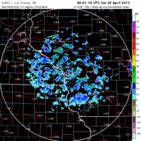 base reflectivity image from la crosse, wi