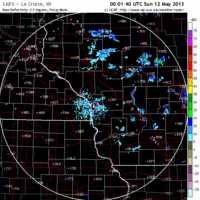 base reflectivity image from la crosse, wi