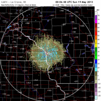 base reflectivity image from la crosse, wi
