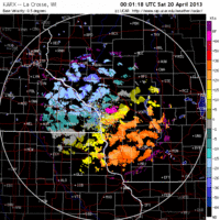 base velocity image from la crosse, wi