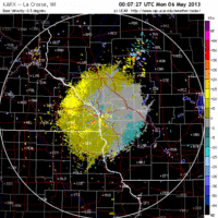 base velocity image from la crosse, wi