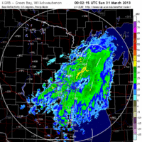 base reflectivity image from green bay, wi