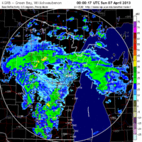 base reflectivity image from green bay, wi