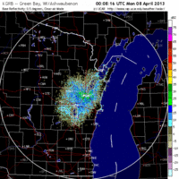 base reflectivity image from green bay, wi