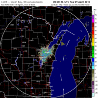 base reflectivity image from green bay, wi