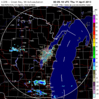 base reflectivity image from green bay, wi