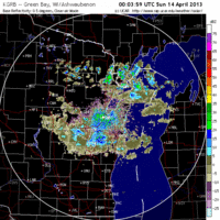 base reflectivity image from green bay, wi