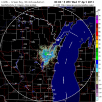 base reflectivity image from green bay, wi