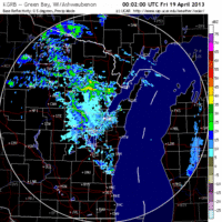 base reflectivity image from green bay, wi