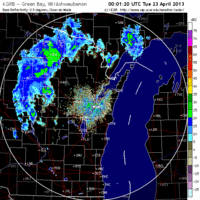 base reflectivity image from green bay, wi