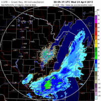 base reflectivity image from green bay, wi