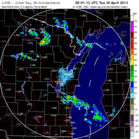 base reflectivity image from green bay, wi