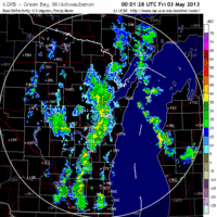 base reflectivity image from green bay, wi