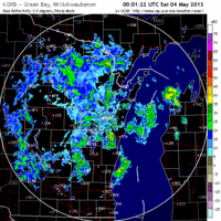 base reflectivity image from green bay, wi