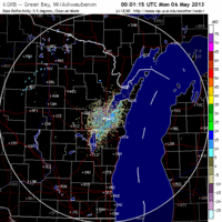 base reflectivity image from green bay, wi