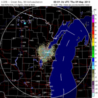 base reflectivity image from green bay, wi