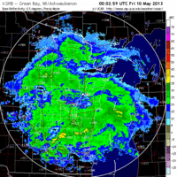 base reflectivity image from green bay, wi