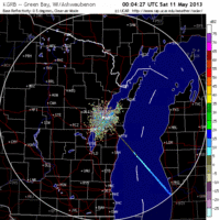 base reflectivity image from green bay, wi