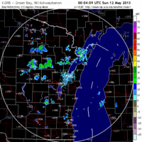 base reflectivity image from green bay, wi