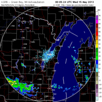 base reflectivity image from green bay, wi