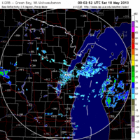 base reflectivity image from green bay, wi