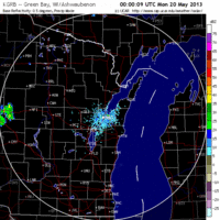 base reflectivity image from green bay, wi