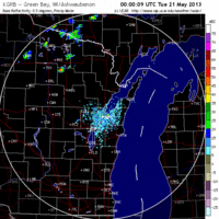 base reflectivity image from green bay, wi