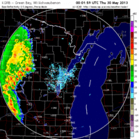 base reflectivity image from green bay, wi