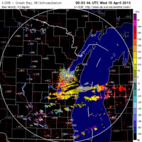 base velocity image from green bay, wi