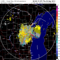 base velocity image from green bay, wi