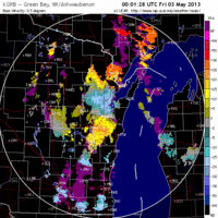 base velocity image from green bay, wi