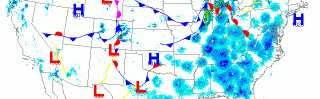 Birds bypass us to the east as low pressure sweeps across region