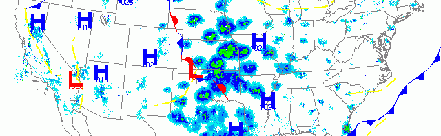 Heavy migration restricted to the Central U.S.